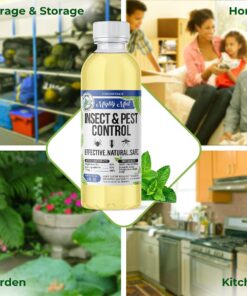Mighty Mint Insect & Pest Control Peppermint Concentrate 8 oz - Makes 1 Gallon - Plant-Based Formula Kills and Prevents Spiders, Ants, Flying Insects, and More 25 81lwBMBU BS