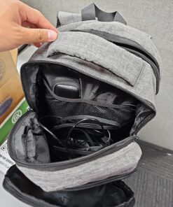 Matein Travel Laptop Backpack, Business Anti Theft Slim Durable Laptops Backpack with USB Charging Port, Water Resistant College School Computer Bag Gifts for Men & Women Fits 15.6 Inch Notebook, Grey Austere Grey 66 81lwH3NBRZL 1