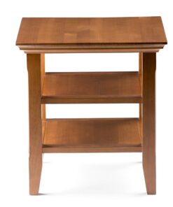 SIMPLIHOME Bedford SOLID WOOD Universal TV Media Stand, 53.9 inch Wide, Living Room Entertainment Center, Storage Cabinet with Glass Doors, for Flat Screen TVs up to 60 inches in Dark Tobacco Brown Honey Brown 14 81lwVbA ZfL