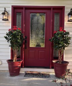 Nearly Natural 4’ Hibiscus Artificial Tree, 4ft, Green 31 81lwgX2xXZL