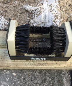 Jobsite The Original Boot Scrubber - All Weather Industrial Shoe Cleaner & Scraper Brush 1 Pack 45 81lwjrRSWRL