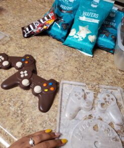 Cybrtrayd M216 Video Game Kit Chocolate Candy Mold with Exclusive Cybrtrayd Copyrighted Chocolate Molding Instructions 31 81lxA6mIo3L