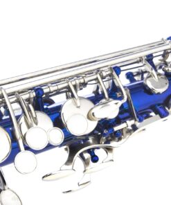 Glory Blue/Silver keys E Flat Alto Saxophone with 11reeds,8 Pads cushions,case,carekit 19 81lz7p2PJeL
