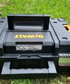 DEWALT TSTAK II Tool Box, 13 Inch, Flat Top, Holds Up To 66 lbs, Flexible Platforms for Stacking (DWST17807) 1 Count (Pack of 1) Flat Top Toolbox 44 81lzdOP69bL