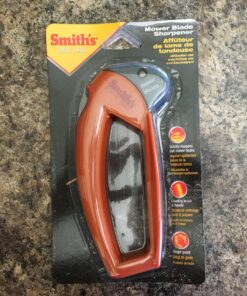 Smith’s 50603 Handheld Lawn Mower Blade Sharpener - Oversized Handle & Large Safety Guard - Durable Plastic - Easy to Use - Wire Cleaning Brush - Preset Carbide Blade - Gardening Lawn Care Tools 19 81lzdznSnSL