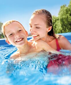 INTEX 28141EH Easy Set Inflatable Swimming Pool Set: 13ft x 33in – Includes 530 GPH Cartridge Filter Pump – Puncture-Resistant Material – 1926 Gallon Capacity – 26in Water Depth, Above-Ground Pool 16 81lzwYnehaL