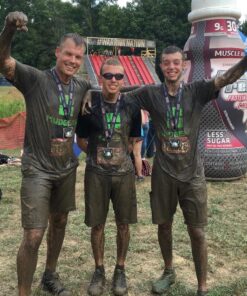 MudGear Quarter Crew Trail Running Socks - Crew Length Socks, Men and Women - Running, Hiking, Cycling, and More, 2-Pack Large Gray/Black 14 81m1Nc2kQZL