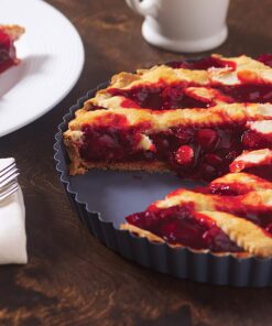 Alternative view of Fox Run Removable Bottom Non-Stick Tart and Quiche Pan, Loose Bottom Quiche Pan - 9.5-inch 9-Inch Round