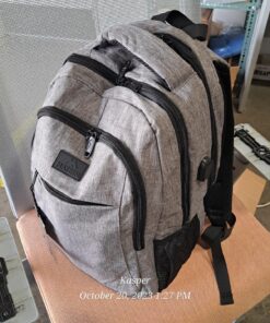 Matein Travel Laptop Backpack, Business Anti Theft Slim Durable Laptops Backpack with USB Charging Port, Water Resistant College School Computer Bag Gifts for Men & Women Fits 15.6 Inch Notebook, Grey Austere Grey 63 81m1SMRsdpL 1