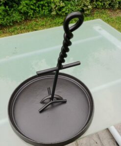 Lodge Camp Dutch Oven Lid Lifter. Black 9 MM Bar Stock for Lifting and Carrying Dutch Ovens. (Black Finish) 14 81m2xc zkL