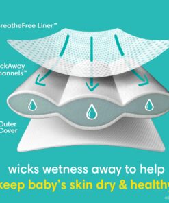 Pampers Swaddlers Diapers - Size 4, 150 Count, Ultra Soft Disposable Baby Diapers 26 81m3vtVQZJL