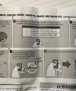 Chamberlain 956EV 3-button Garage Keychain Remote Control, 1 Pack 31 81m73iuO5IL