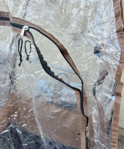 Sports Tent, MioTsukus Instant Weather Proof Pod, Pop Up Bubble Clear View Tent, All Weather Shelter with Extra Top Cover for Soccer, Football, and Other Outdoor Events- 1~4 People 40"l X 46"w X 65"h (1~2 Person) 78 81m793W4p1L