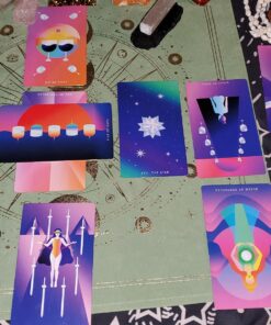 Mystic Mondays Tarot: A Deck for the Modern Mystic (Tarot Cards and Guidebook Set, Card Game Gifts, Arcana Tarot Card Set) 61 81m7FFFP5sL