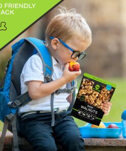Nut Cravings - Raw Walnuts Halves & Pieces, Unsalted, Shelled, Superior to Organic (32oz - 2 LB) Bulk Nuts Packed Fresh in Resealable Bag - Healthy Protein Snack, All Natural, Keto, Vegan, Kosher Walnuts Raw 2 Pound (Pack of 1) 15 81m7SeMSQL