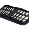SE Heavy-Duty 12-Piece Hollow Leather Punch Set - High Carbon Steel, Machined Grip, 1/8" to 3/4" Sizes - Includes Zipper Pouch for Gasket, Leather, and Light Metal Work - 791LP 7 81m7kAMCQ4L