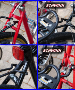 Ibera Bike Rack - Bicycle Touring Carrier Plus+ for Disc Brake/Non-Disc Brake Mount, Fat Tire Bikes, Frame-Mounted for Heavier Top & Side Loads, Height Adjustable for 26"-29" Frames Non-disc Brake 76 81m81Hkg3IL