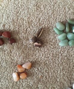 Hypnotic Gems 2 Pounds Brazilian Tumbled Polished Natural Stones Assorted Mix - Medium Size - 1" to 1.5" Avg. #D: Medium 2 Lb Bag 29 81m88e5iaL
