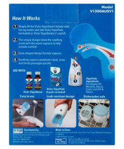 Vicks V-1300 Portable Steam Therapy Without Vapor Pads 12 81m8Bl4tMDL