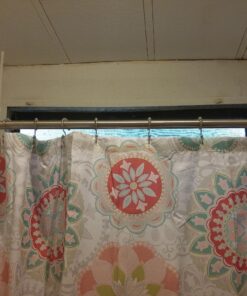 iDesign Astor Metal Tension, Adjustable Customizable Curtain Rod for Bathtub, Shower Stall, Closet, Doorway, 43-75", Brushed Stainless Steel,78570 43-75" Set of 1 47 81m8GzoDydL