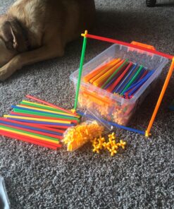 ZOZOPLAY Straw Constructor STEM Building Toys 400 Piece Straws and Connectors Building Sets Colorful Motor Skills Interlocking Plastic Engineering Toys Best Educational Toys Boy & Girl… 400piece 41 81m8HwYmXJL