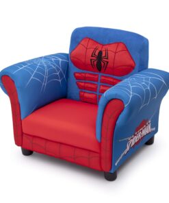 Delta Children Figural Upholstered Chair, Marvel Spider-Man (Blue, Red) 24 81mC69MrQcL