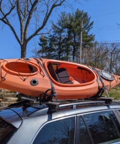 Direct Aftermarket (2 Pairs) Universal Kayak Rack for Car Truck SUV - Rooftop Kayak Carrier J-Bar Holder Mount with Tie Down Straps 34 81mCjVVMXXL