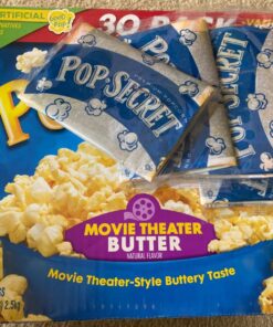 Pop Secret Microwave Popcorn, Movie Theater Butter Flavor, 3 Oz Sharing Bags, 30 Ct 3 Ounce (Pack of 30) 31 81mDJFXhiJL