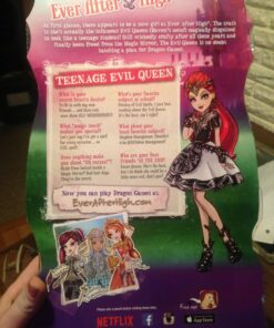 Mattel DHF97 - Ever After High Toy - Dragon Games - Teenage Evil Queen Deluxe Special Edition Doll 54 81mEDQpFZlL