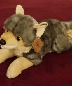 Aurora® Adorable Miyoni® Wolf Stuffed Animal - Lifelike Detail - Cherished Companionship - Gray 16 Inches 20 81mEIyb2KaL
