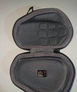 co2CREA Hard Travel Case Replacment for Logitech MX Master 2S / MX Master 3 Wireless Mouse (Black Case + Inside Grey) Black Case+Inside Grey Case for Master 2S/3 38 81mEqAXYHL