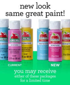 Alternative view of Apple Barrel PROMOABI Acrylic Paint Set, 2 Fl Oz (Pack of 18), Assorted Matte Colors, 18 Count