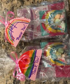 Unicorn Poop Candy - Made in the USA - 24 Unicorn Party Supplies - Unicorn Birthday Party Favors for Kids - Bulk Candy Packs for Classroom 0.33 Ounce (Pack of 24) 31 81mGpeEiNZL