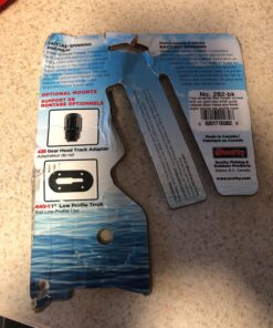 Scotty #282-BK Baitcaster Rod Holder w/Gearhead & Track (Black) Black 51 81mJ9veY25L