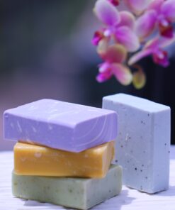 Organic Luxury Handmade 4 Bar Soap Gift Set by KEOMI NATURALS - Gift Boxed & Ready to Give - 100% Pure Essential Oils - PAMPER THEM w/LUXURY WHILE LIFTING THEIR SPIRITS 21 81mKfdxpXL