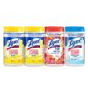 Lysol Disinfectant Wipes Bundle, Multi-Surface Antibacterial Cleaning Wipes, contains x2 Lemon & Lim Blossom, Crisp Linen, Mango & Hibiscus, 80 Count (Pack of 4) 6 81mKs1MAp0L