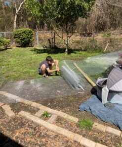 AMAGABELI GARDEN & HOME Hardware Cloth 1/2 inch 48inx50ft 19 Gauge Square Chicken Wire Galvanizing After Welding Fence Mesh Roll Raised Garden bed Plant Supports Poultry Netting Cage Snake Fence JW007 1/2inch 48inx50ft 42 81mLoilGHrL 2