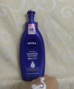 NIVEA Essentially Enriched Body Lotion,Dry to Very Dry Skin, 16.9 Fl Oz, Package may vary 16.9 Fl Oz (Pack of 1) 57 81mOubTlemL