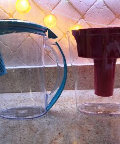 Brita Water Filter Pitcher for Tap and Drinking Water with 1 Standard Filter, Lasts 2 Months, 6-Cup Capacity, Christmas Gift for Men and Women, BPA Free, Red 65 81mQJ TWsTL