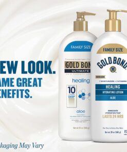 Alternative view of Gold Bond Healing Hydrating Lotion, 20 oz., With Aloe, Moisturizes, Immediate 24-Hour Hydration 20 Ounce (Pack of 1)