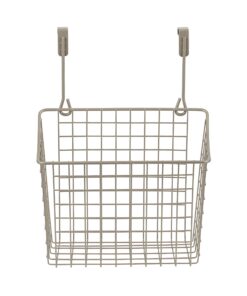 Spectrum Grid Over the Cabinet Wire Storage Basket Large (Satin Nickel Powder Coat) - Organizer for Bathroom, Kitchen, Under Sink, Pantry, Hair Tools, & More 22 81mRGvgXfRL 1