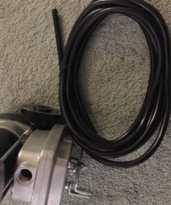 Fuelworks Fuel Transfer Pump Kit 15GPM/57LPM DC 12V 180W 22A Rotary Vane Motor with 14' Foot Anti-Static Discharge Hose & Filter, Extensible Suction Tube, 2" Inch Bung Adapter & Aluminum Manual Nozzle 25 81mROQdBpXL