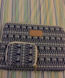 Kayond KY-23 Canvas Fabric Sleeve for 13.3-Inch Laptops - Elephant Patterns 55 81mRfjpuCpL