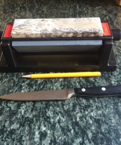 Smith’s TRI6 Arkansas Tri-Hone Stone Sharpening System Grey 6” Fine, Medium, & Coarse Stones 3-Way Honing Nonslip Rubber Feet Restore Tools, Hunting, Kitchen, Fishing & Pocket Knives 56 81mSMoLmydL