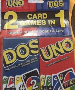Mattel Uno Dos Card Game Combo - Both Games 7 81mSTcToHWL