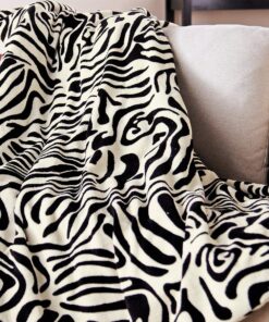 Alternative view of Sunbeam Heated Throw Blanket | Microplush, 3 Heat Settings, Zebra - TSM8TP-R901-25B00