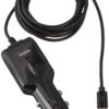 Amazon Basics Micro USB Universal Car Charger for Android - 5 Feet (1.5 Meters), Black Straight Cable 1-Pack 67 81mVoosAJYL