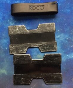 ROCO MINIMALIST Aluminum Slim Wallet RFID BLOCKING Money Clip - No.2 Black 50 81mWCHtlvL