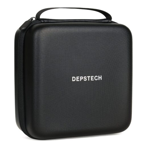 DEPSTECH Original Endoscope Case, Wireless Borescope Carrying Bag WiFi & USB Scope Cameras, Upgraded Large-Capacity Hardshell Case, Compatible with 4.3" Inspection Camera DS300, Black