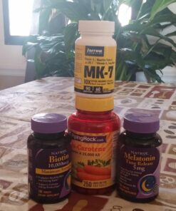 Jarrow Formulas MK-7 90 mcg - Bioactive Form of Vitamin K2 - 60 Servings (Softgels) - For Bone & Cardiovascular Health - Vitamin K2 MK-7 Dietary Supplement - K2 Vitamin Supplement MK-7 - Gluten Free 60 Servings (Pack of 1) 32 81mXKOaoEtL